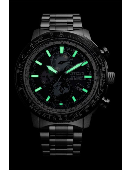 radiocontrol solar Citizen Promaster Geo Trekker  BY3006-53H 46mm 200m WR cristal de zafiro